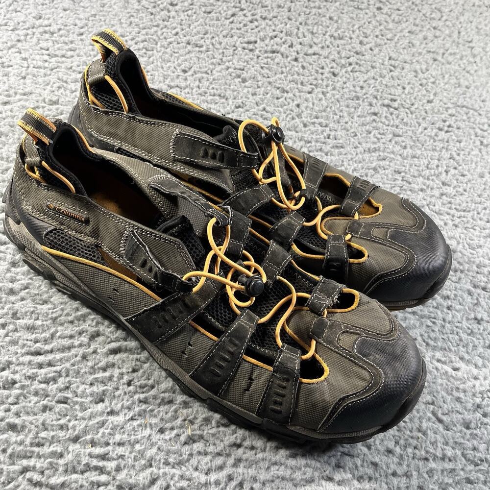 Columbia Tigrit Men's Water Shoes Hiking Sandals Olive Black Size 17 BM4183